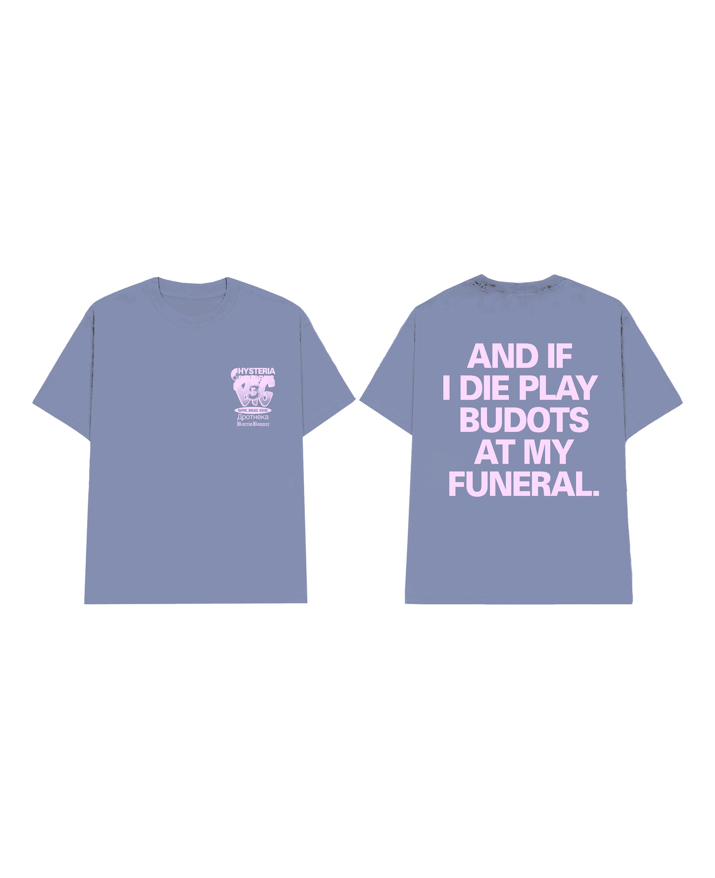 Hysteria x Barrio Bounce Blue Budots Tee