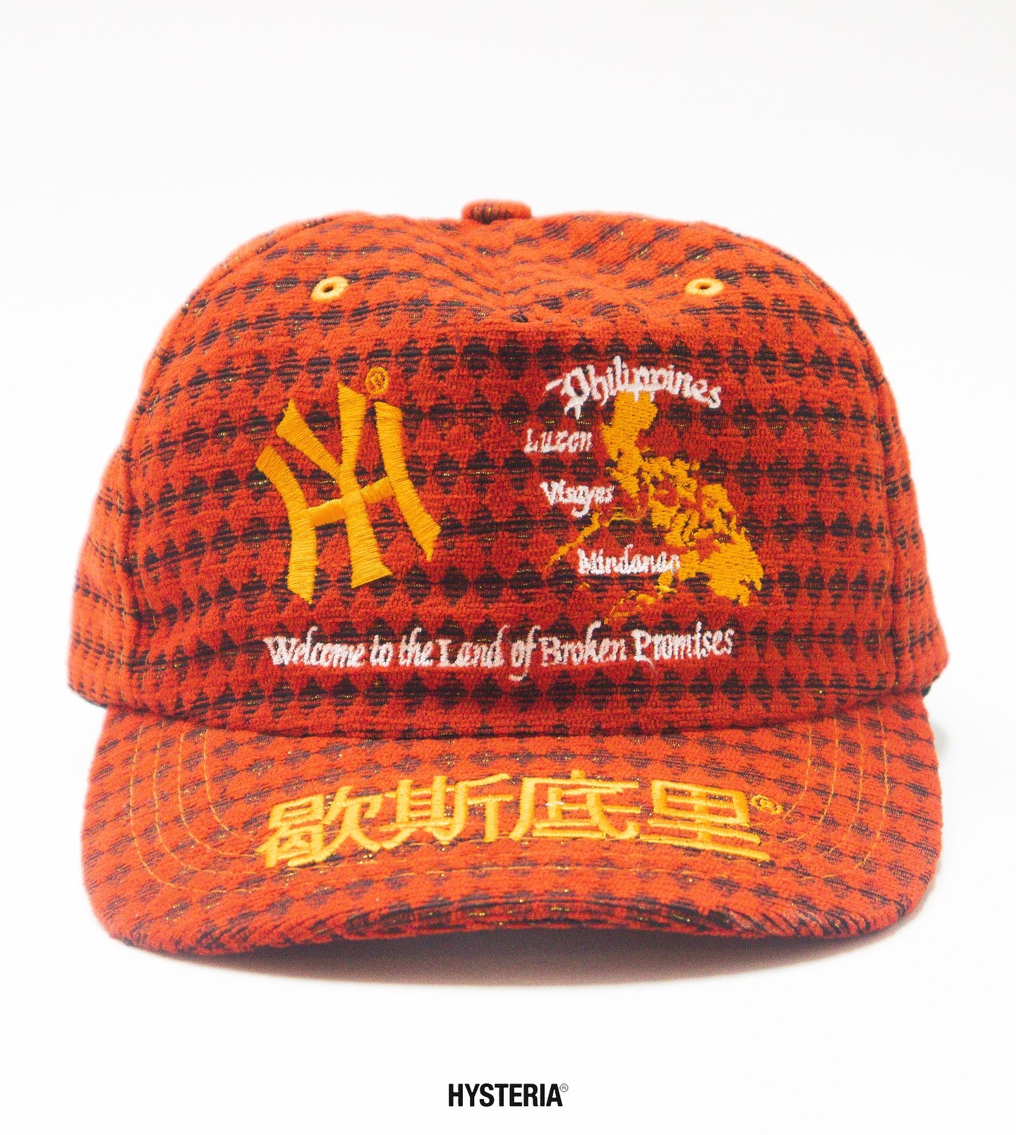 Hysteria360 Gunita red embroidered streetwear cap