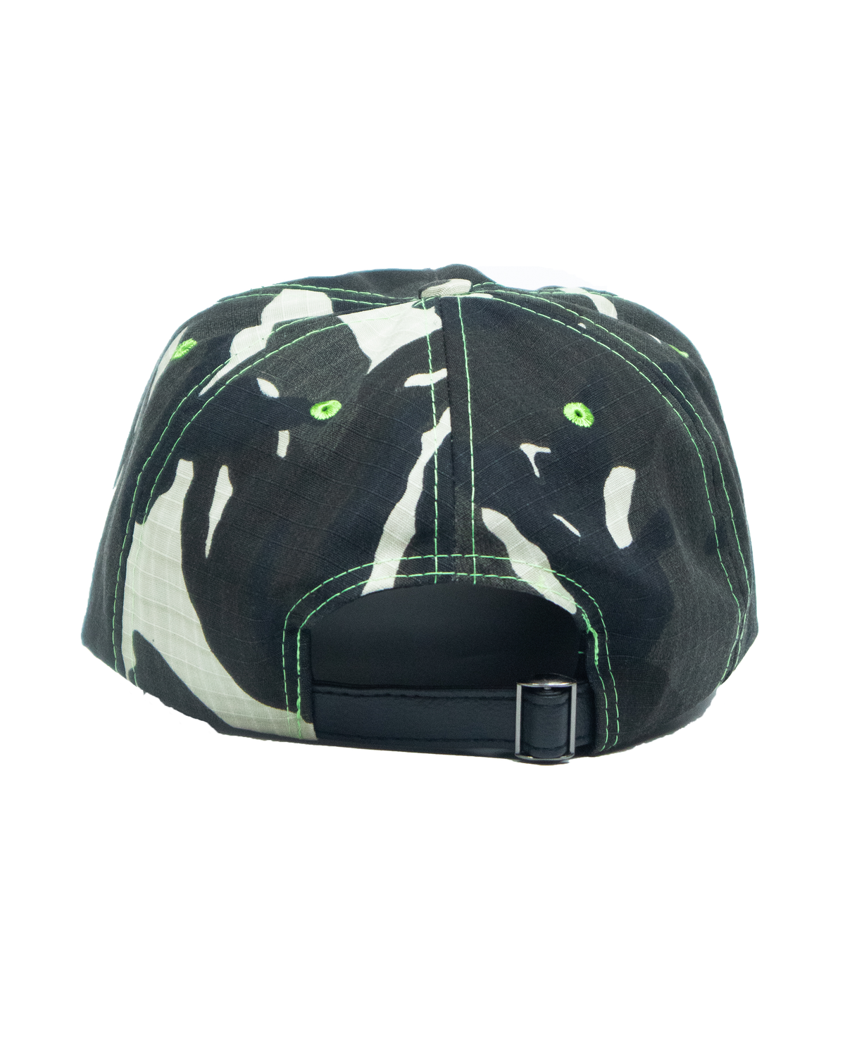 HY Souvenir 5 Piece Cap - Black/Neon